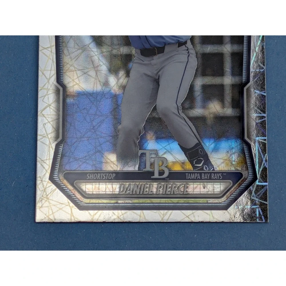 2026 Bowman Chrome Daniel Pierce BCP77 Lazer Refractor Rays